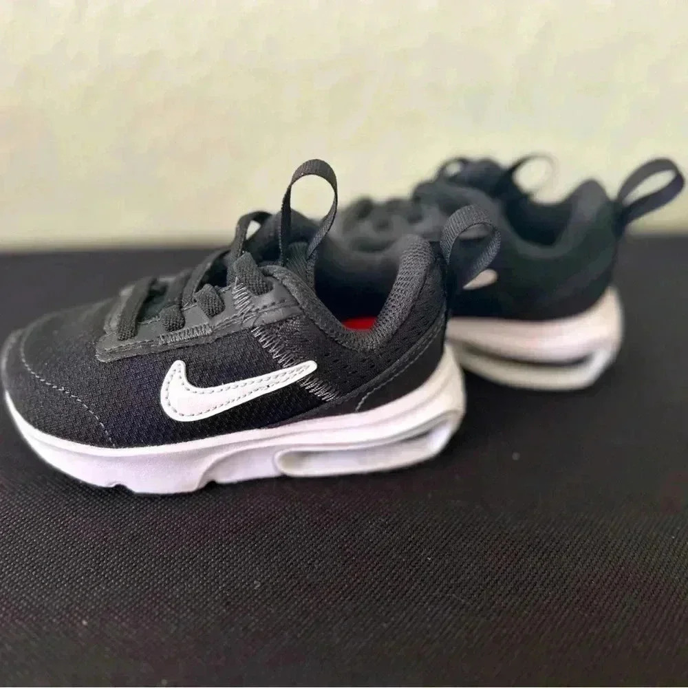 NIKE Air Max INTRLK Lite (TD) Black/White size 6C